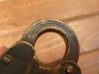 Vintage Edwards Lock Padlock Brass W Chain No Key Or Cover Antique