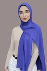 Al- Amira Hijab-women Muslim Cotton Scarf  Ameera Hijab Islamic Royal Blue