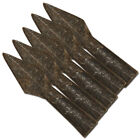 Hand Forged Ancient Medieval Viking Iron Arrowheads  5 Piece