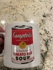 Vintage Block Art 8    Campbells Soup Pop Art Andy Warhol Side Plate And Soup Mug  