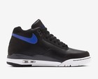 Nike Air Flight Legacy Basketball Shoes Black Hyper Blue Mens Size 10 Bq4212-003