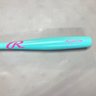 Rawlings Big Stick Elite I13t Torpedo Maple Wood Bat 34 Inch Mint Green Pink