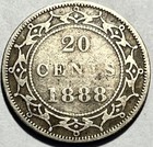 Canada - Newfoundland - 20 Cents - 1888 - Km-4 - Low Mintage Silver Coin 