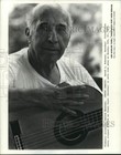 1975 Press Photo Flamenco Guitarist Carlos Montoya - Hcp71241