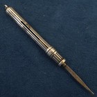 Vintage 90  Silver Sliding Toothpick Pendant - Free Shipping Usa