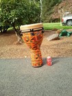 Remo Mondo Djembe Drum 24  Tall Kintekloth