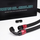16 Row An10 Engine Oil Cooler Kit Black
