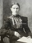 1900 Antique Cdv Portrait Older Woman With Glasses And Newspaper Identified  b 