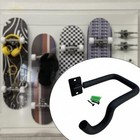 Skateboard Wall Hanger Bracket Easy To Install For Home Garage Vertical Sturdy