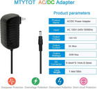 Dc 12volt 2a Power Supply Adapter 24w Ac Dc Wall Adapter 100-240v Ac To Dc 12v 2