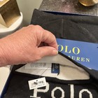 Polo Ralph Lauren Mens Fleece Hat And Scarf 2 Piece Set Black New In Box