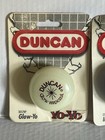 Duncan Glow In The Dark Imperial Yo-yo White 1994   Blue Imperial Yoyo 1997 New