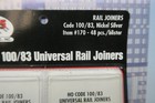 Atlas Ho Scale  170  Code 100 83 Univeral Rail Joiners Nickel Silver 48 Pcs 