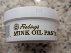 Fiebing s Mink Oil Past Waterproofs Presrves Conditions Leather Vinyl 6 Oz