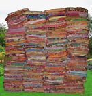 Indian Vintage Wholesale Lot Of Kantha Quilt Reversible Throw Handmade Blanket