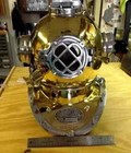 Full Size Antique Us Navy Brass Divers Diving Helmet Mark V Deep Sea Scuba Gift