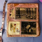 Antique Ephemera Scrapbook Junk Journal - Vintage Photo Clippings Mixed Media