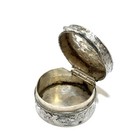 Vintage 800 Silver George   The Dragon Pill Box 12 6g