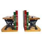 Vintage Enesco School Desk Bookends Wood   Metal    school Daze    Taiwan Roc