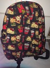 Loungefly X Sanrio Hello Kitty Backpack Fast Food Burger Fries Pizza Black Rare