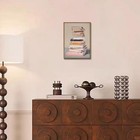 Djmwtb Framed Wall Art Book Canvas Wall Art Prints Vintage Library Books Wall   