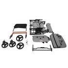 Folding Baby Stroller Wagon Cart For 4 Kids Face To Face High Seat With Canopy