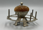Antique Victorian Pin Cushion Thread Spool Carousel Sewing