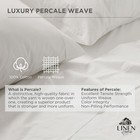 100  Cotton Percale Weave Fitted Sheet Twin Size White 1 Deep Pocket Fitted S   