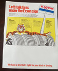Vintage Esso Exxon Put A Tiger In Your Tank Gas oil Promo Advertising 