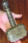 Thors Hammer  Iron-ore Carved Warhammer Art Statue  Norse Viking Mythology 