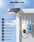 Iegeek Outdoor Wireless Solar Security Camera 2k 360   Ptz Home Wifi Battery Cctv