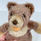 Vtg Antique Steiff Germany Teddy Bear Zotty Mouth Ear Tag Button Stuffed Animal