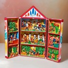 Peruvian Retablo Traditional Folk Art Altar  San Marcos Box Handmade 16in Tall