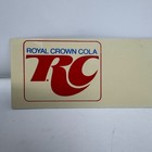 Vintage Royal Crown Cola Rc Sign 21    We Proudly Serve Soda Shop Advertising