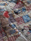 Vintage Homemade  Holly Hobby Style Quilt Baby Blanket