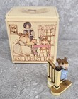 Vtg Retired Rare Wee Forest Folk Wff Early Riser Blue Pajamas Mouse Free Us Ship