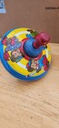 Vintage Working Tin Spinning Top Toy  Ohio Art 1950 s- 1960   s Bears Baseball
