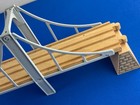 Gray Double Track Bridge  33476 Brio Wooden Railway 1998 Rare