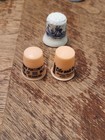 Lot Of 30 Vintage Miscellaneous Thimbles Porcelain And Metal