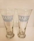 Harps Beer Pilsner Glasses  2 