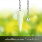 Amazonite Pendulum Crystal Stone  Faceted Pendulum Divination Tools  Dowsing