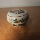 Antique 19th Century Dynasty Chinese Famille Rose Porcelain Seal Paste Box