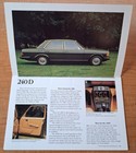 Mercedes-benz   1980 Cars Sales Brochure   Vg Cond   Free Shipping
