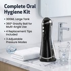 Cordless Rechargeable Water Dental Flosser Oral Irrigator With 3 Modes  300ml