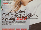 Gabrielle Reece Signed Autographed Golf For Women Magazine - Rare