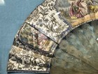 Fine 19th Century French Detail Handpainted Fan  Paper   Bone