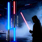 Metal Dueling Lightsaber For Adults   Teens - Heavy-duty Aluminum Hilts  16-col