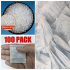 100 Packs 3g Silica Gel Desiccant Packets Food Grade Moisture Absorber Usa Stock