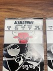 Ticket Stub Game Baseball December 9th 2000 Spurs Chicago Bulls Alamodome