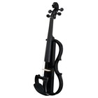 Full Size 4 4 Electric Silent Violin With Case Bow Rosin Headphone